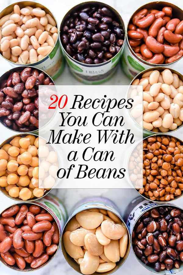 20 recettes que vous pouvez faire avec une boîte de haricots | foodiecrush.com #haricots #dîner #recettes