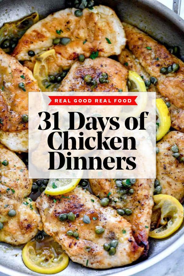 31 jours de dîners au poulet foodiecrush.com
