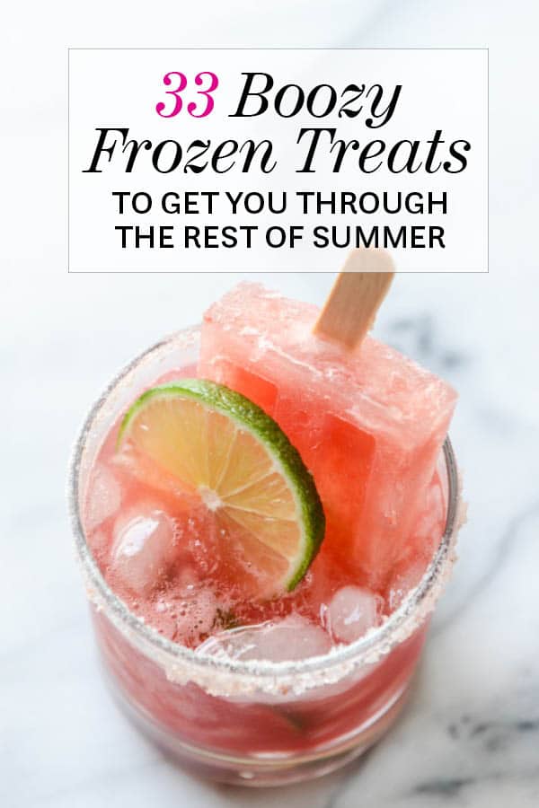 33 friandises glacées à base d'alcool pour passer le reste de l'été | foodiecrush.com