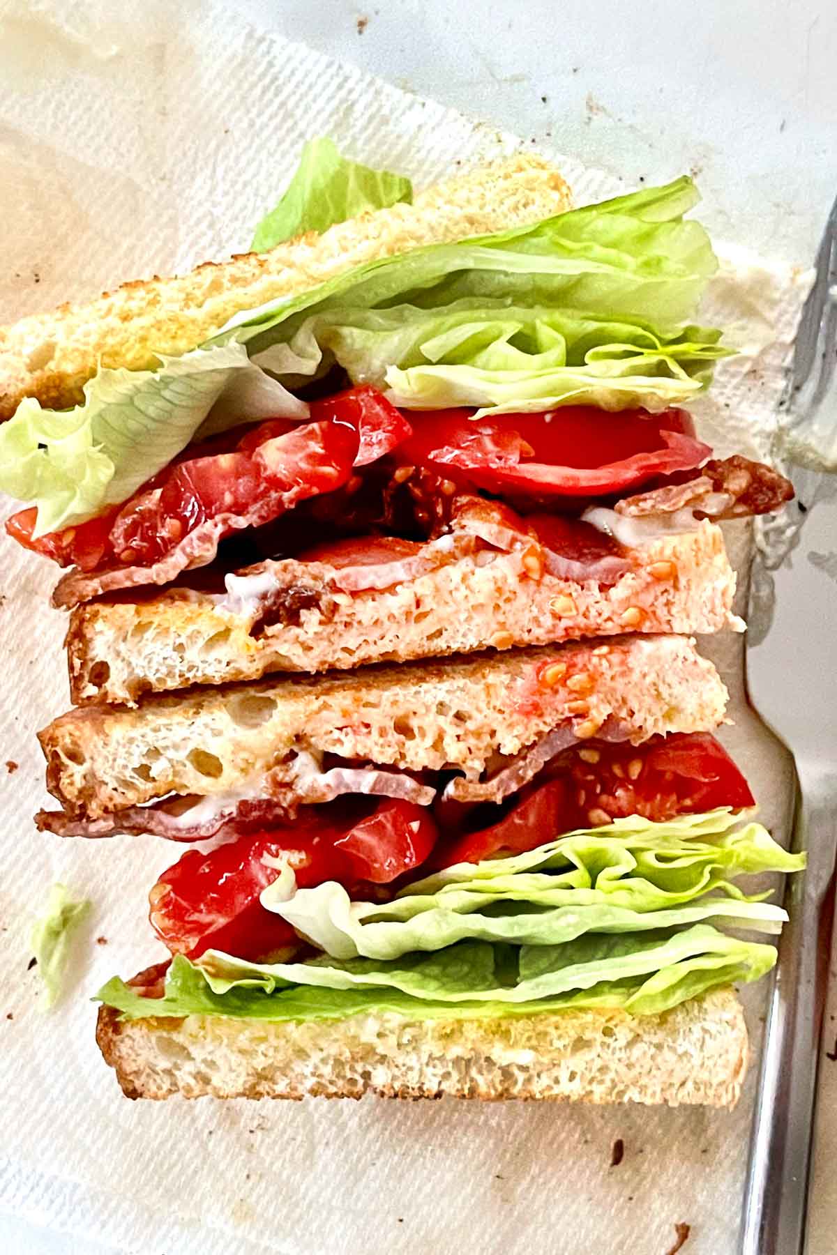 BLT SANDWICH FOODIECRUSH.COM