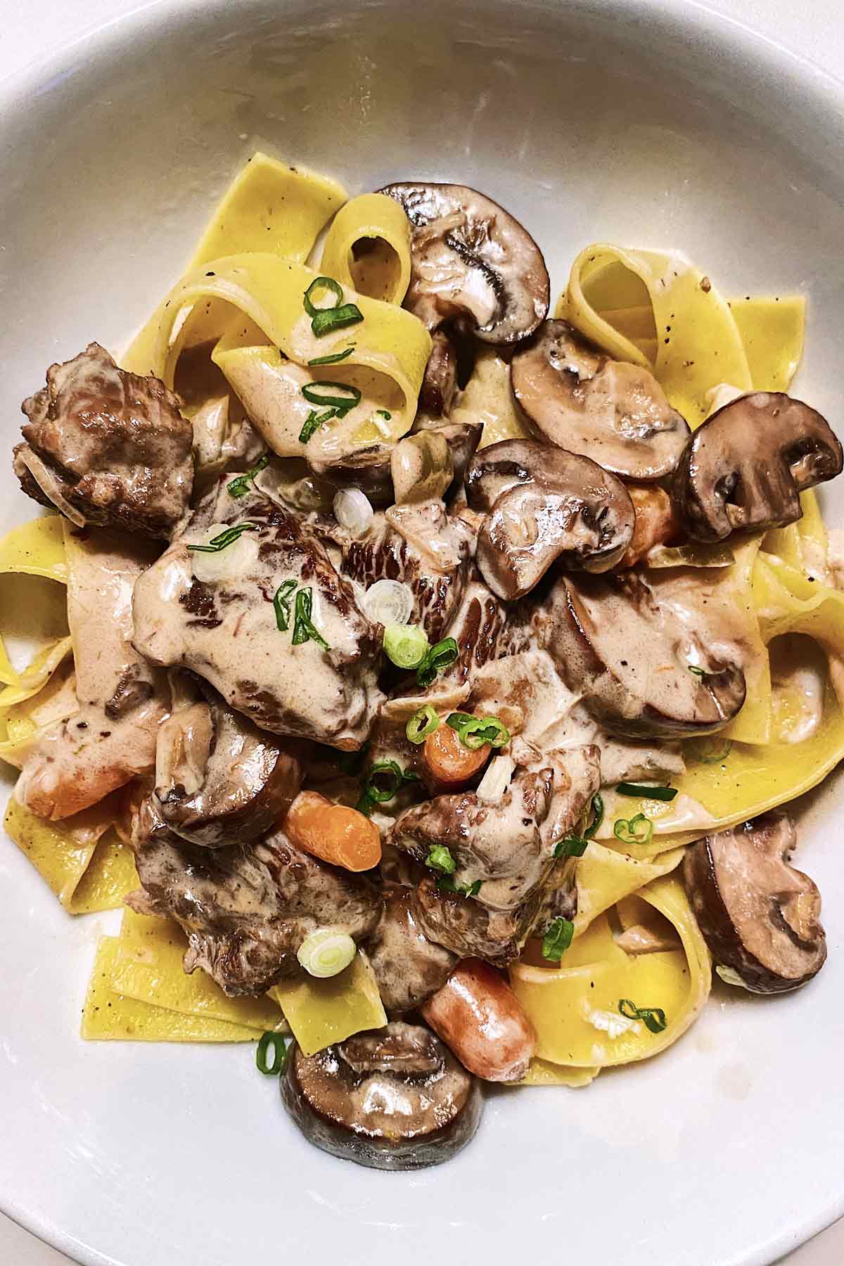 Bœuf Stroganoff foodiecrush.com