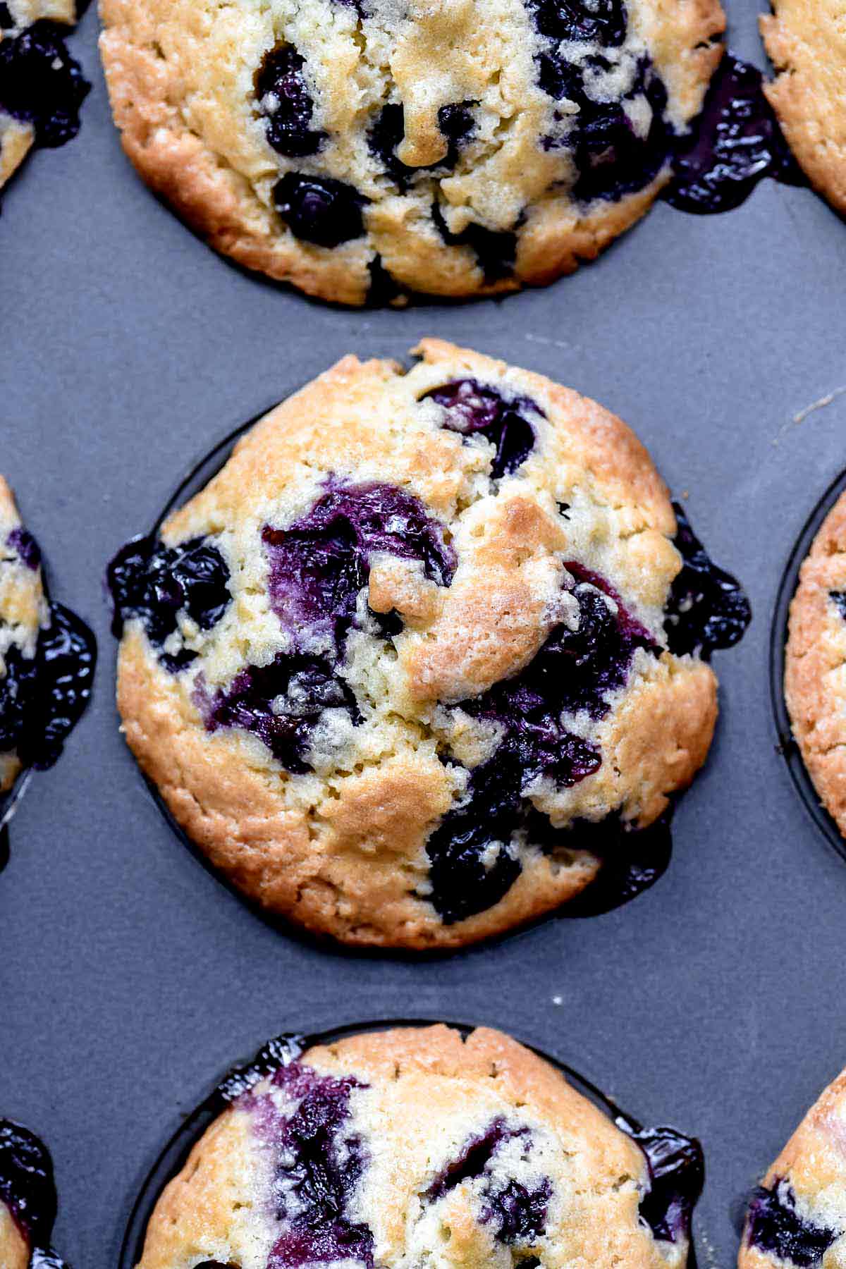 Muffins aux myrtilles | foodiecrush.com #muffins #facile #santé #meilleur #bleuets #breakfast #recipes