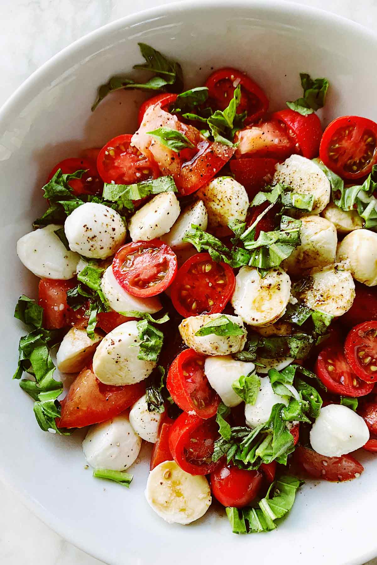 Salade Caprese foodiecrush.com