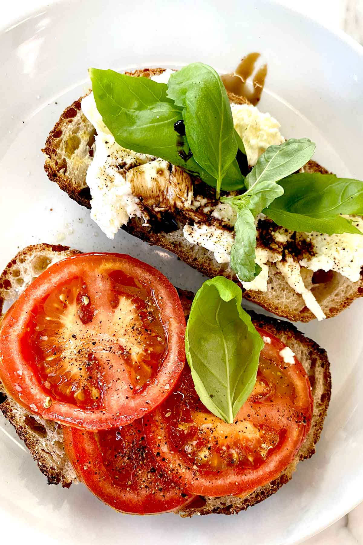 Toasts Caprese foodiecrush.com