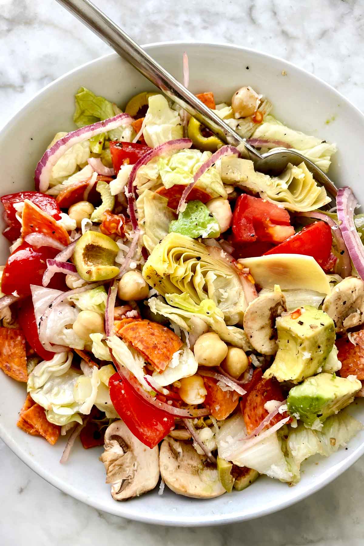 Salade hachée foodiecrush.com