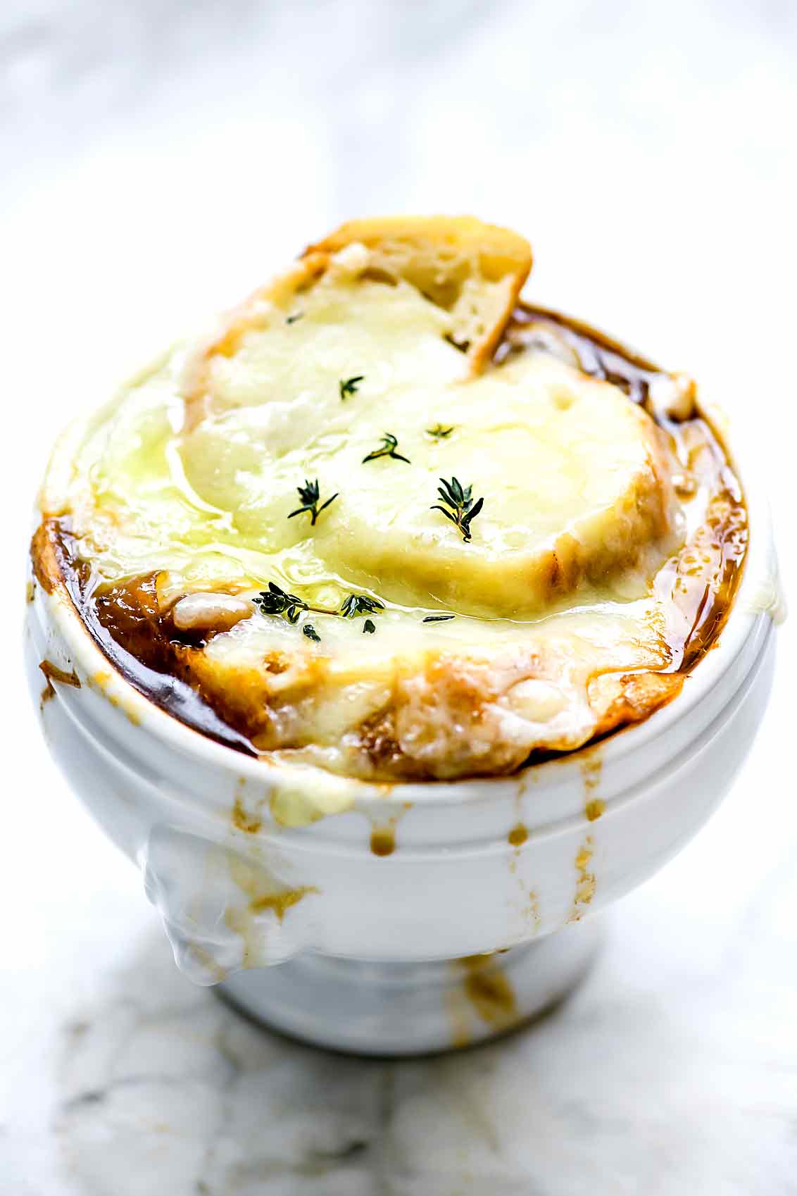 La meilleure soupe à l'oignon française | foodiecrush.com #facile #rcipe #meilleure #soupe #oignon #frenchonion