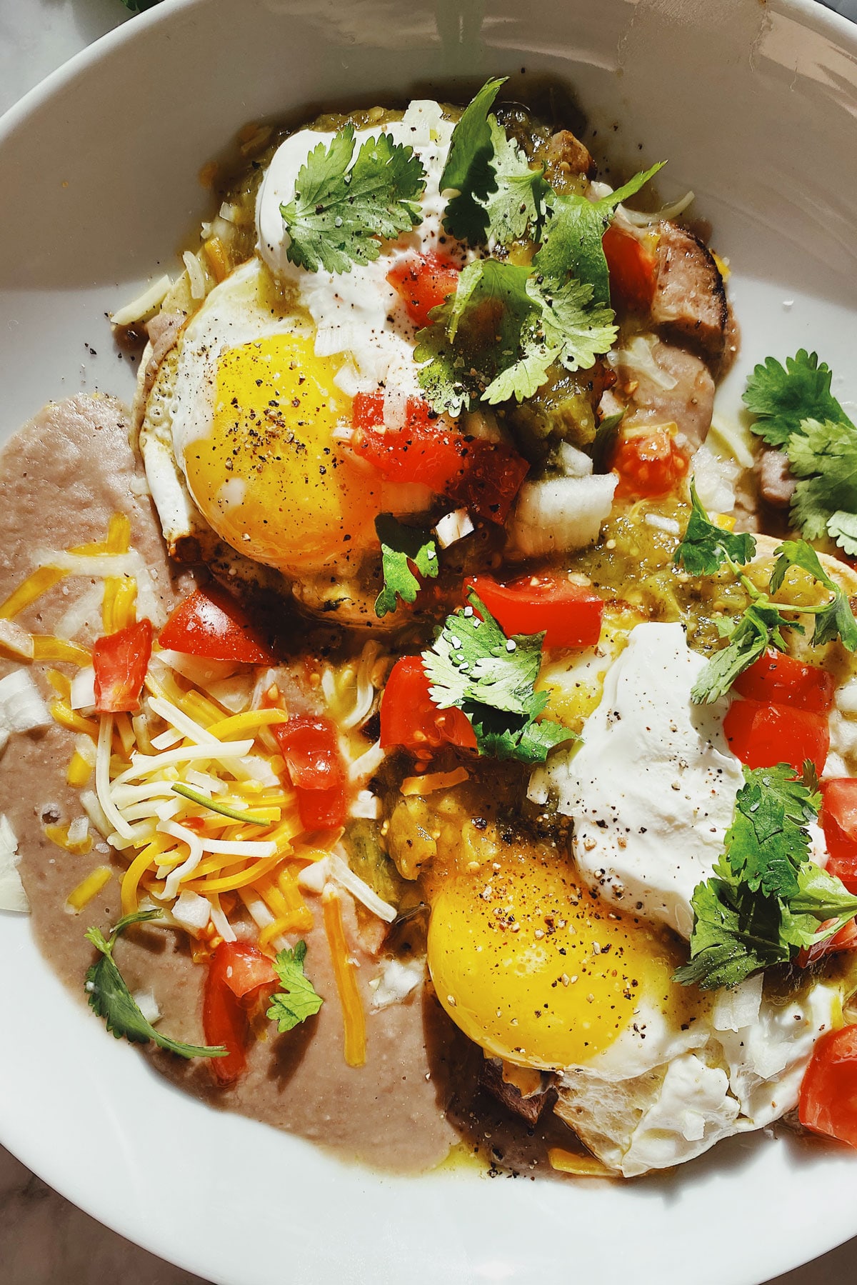 Tostada mexicaine pour le petit déjeuner | foodiecrush.com