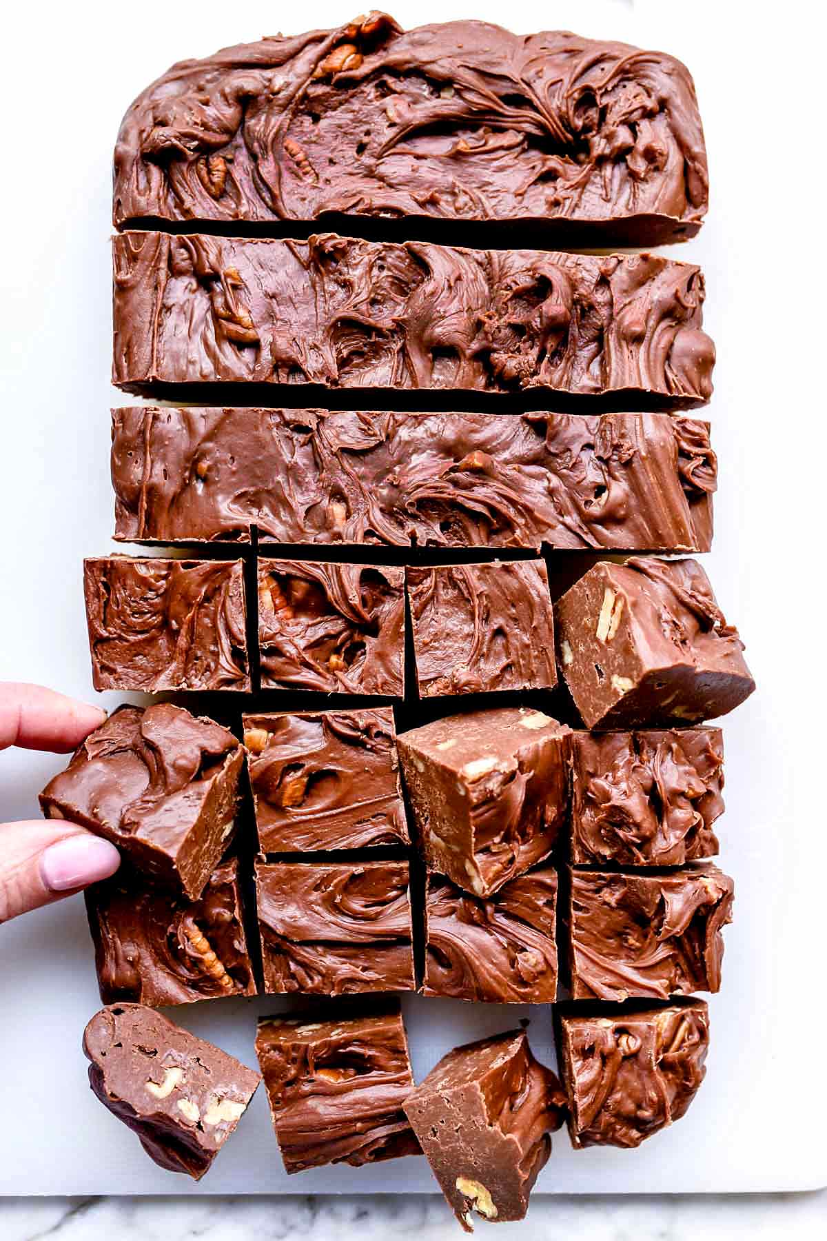 Recette de fudge maison de maman | foodiecrush.com #chocolat #fudge #recipes #Noël