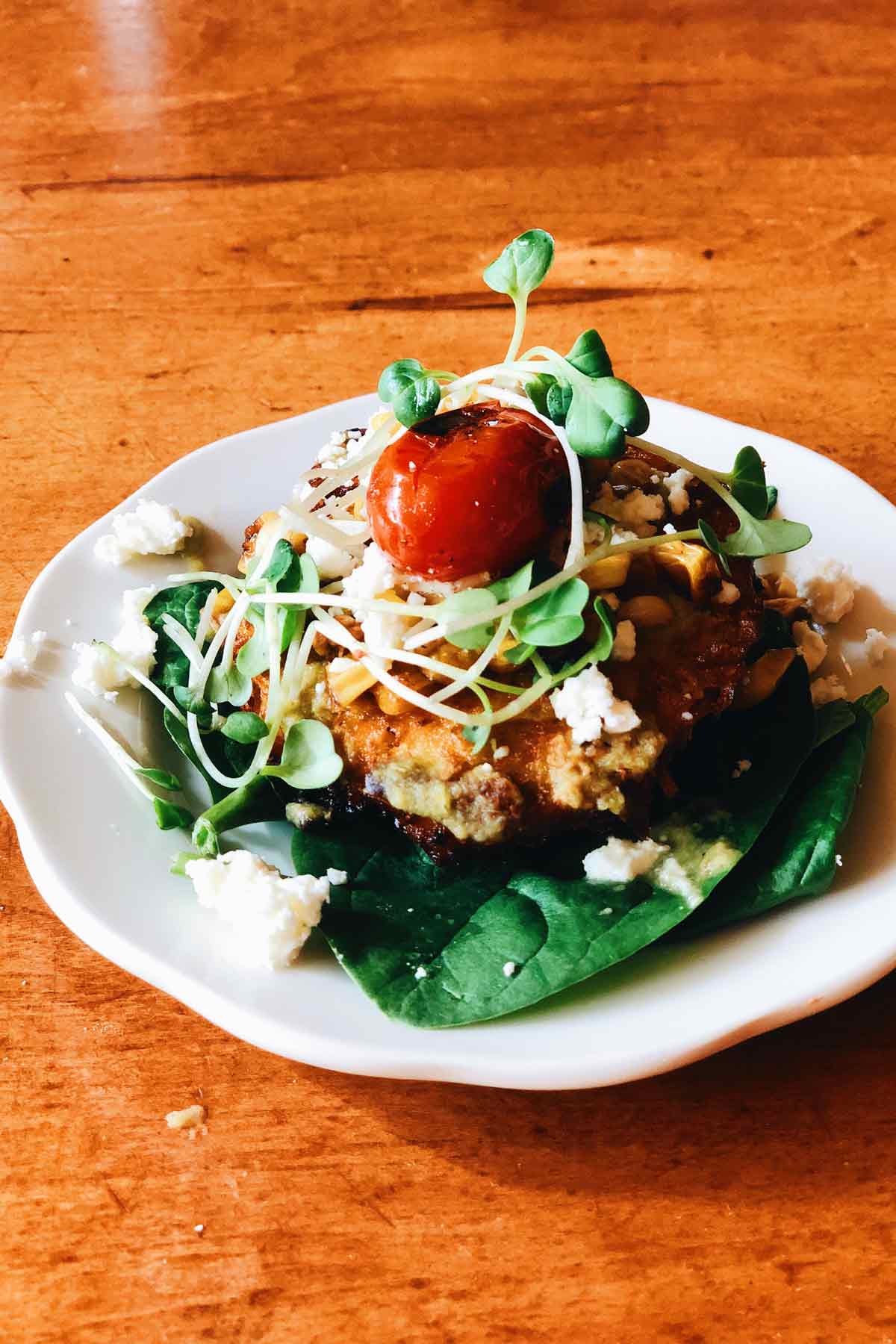 Moosewood Restaurant Zucchini Latke | foodiecrush.com