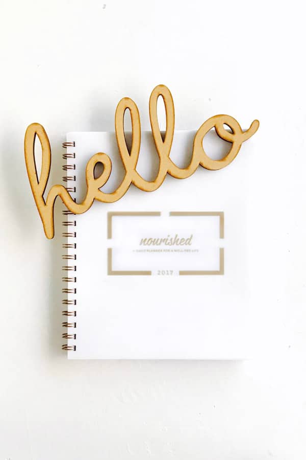 Nourished Planner | foodiecrush.com