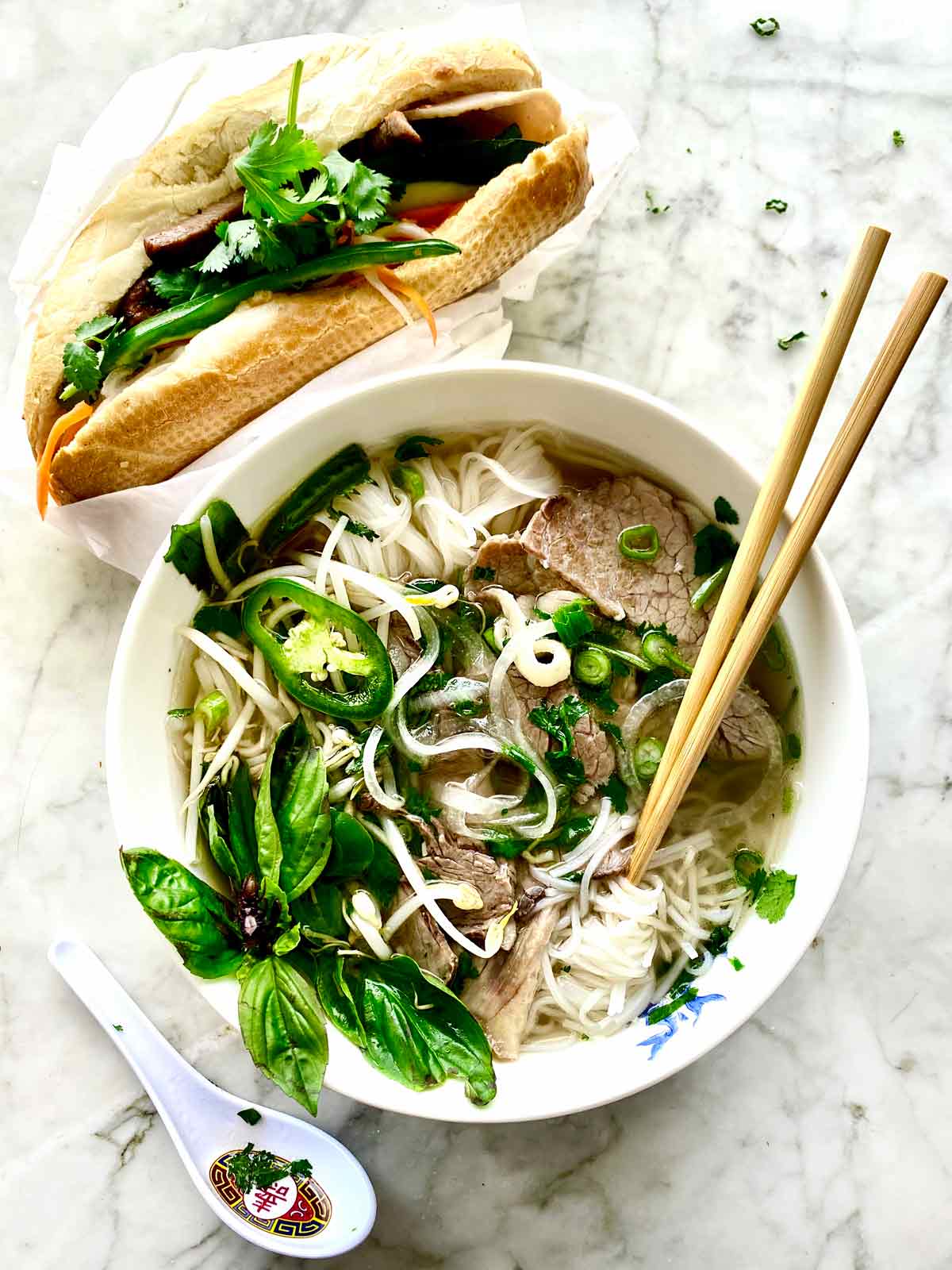 Pho et Bahn Mi foodiecrush.com