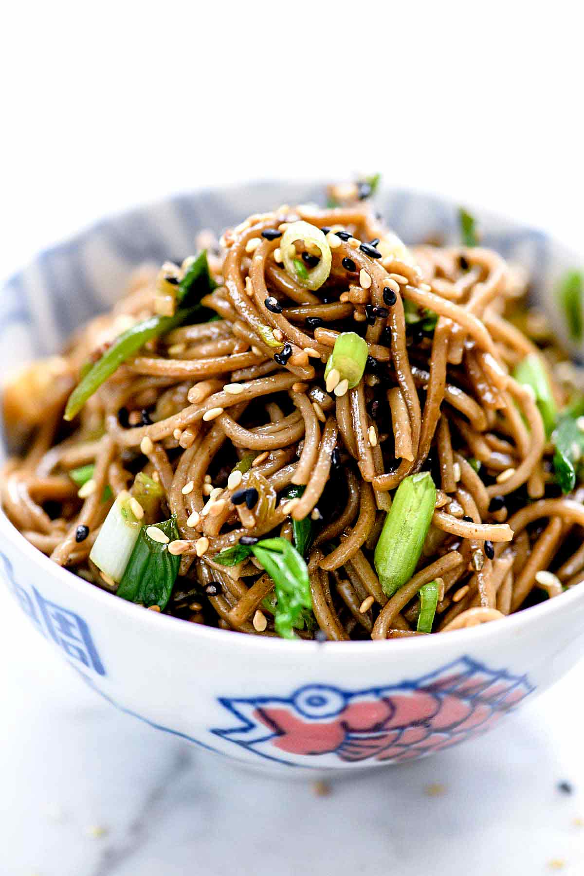 Soba Noodles au sésame | foodiecrush.com #soba #noodles #sésame #recipe #healthy