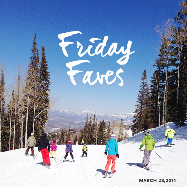 Friday Faves 27/03/2014 Skiing Deer Valley