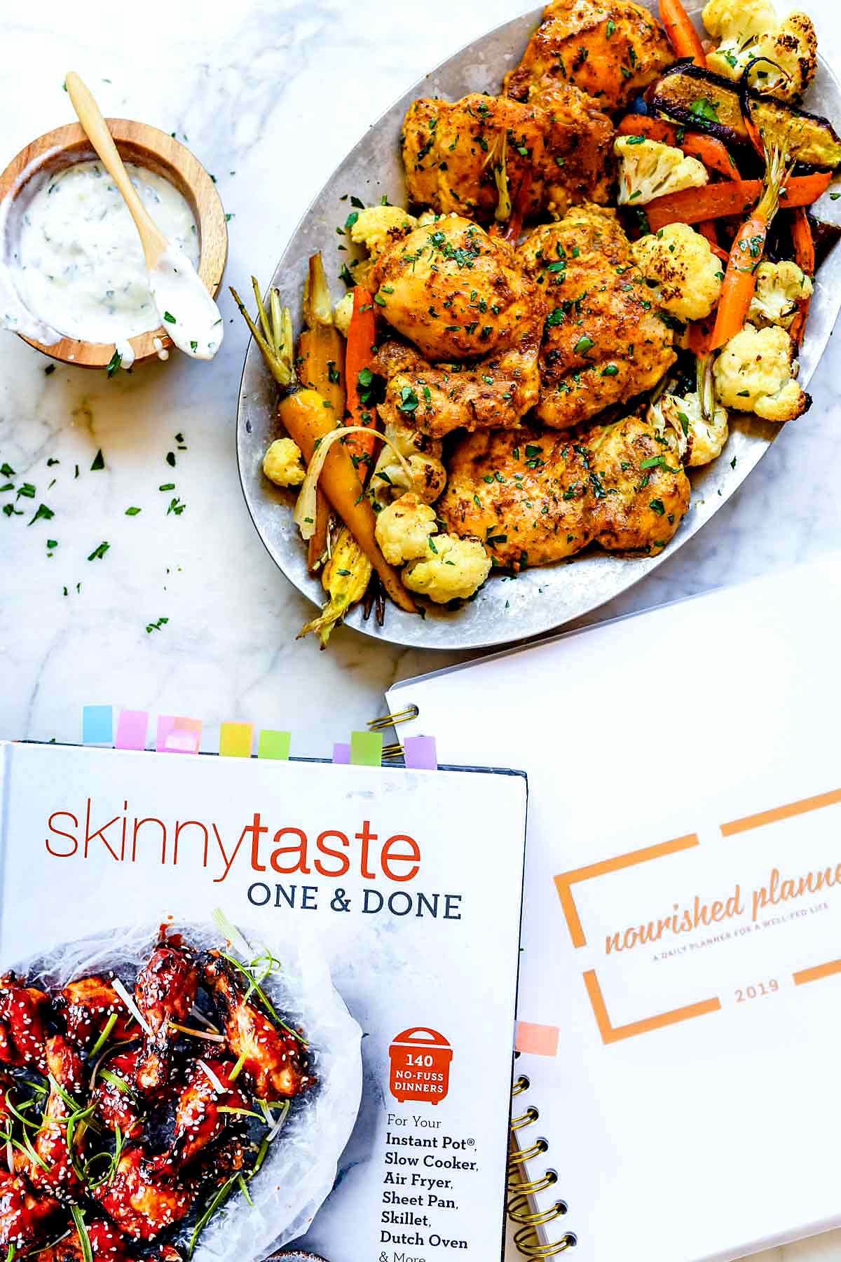 Poulet Tandoori Recipe from Skinnytaste One and Done Cookbook | foodiecrush.com