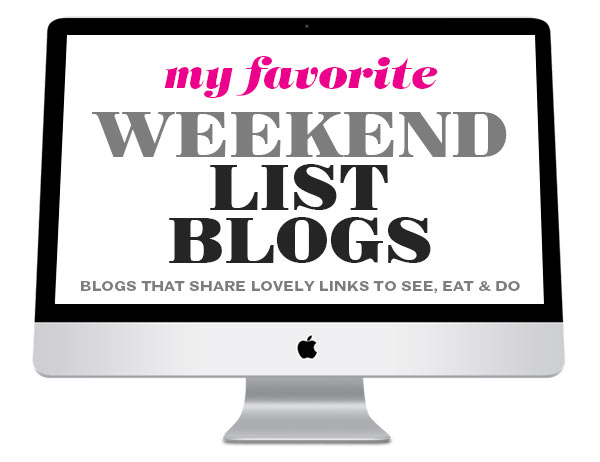 Liste des blogs préférés pour le week-end | foodiecrush.com
